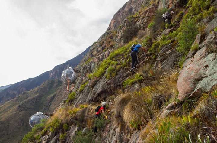 Skylodge, primer hotel colgante del mundo