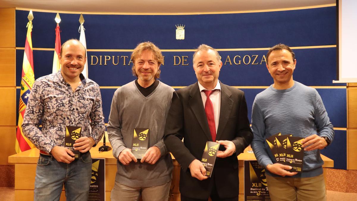 El Festival de Teatro Aficionado de Alfajarín se ha presentado este miércoles en la DPZ.