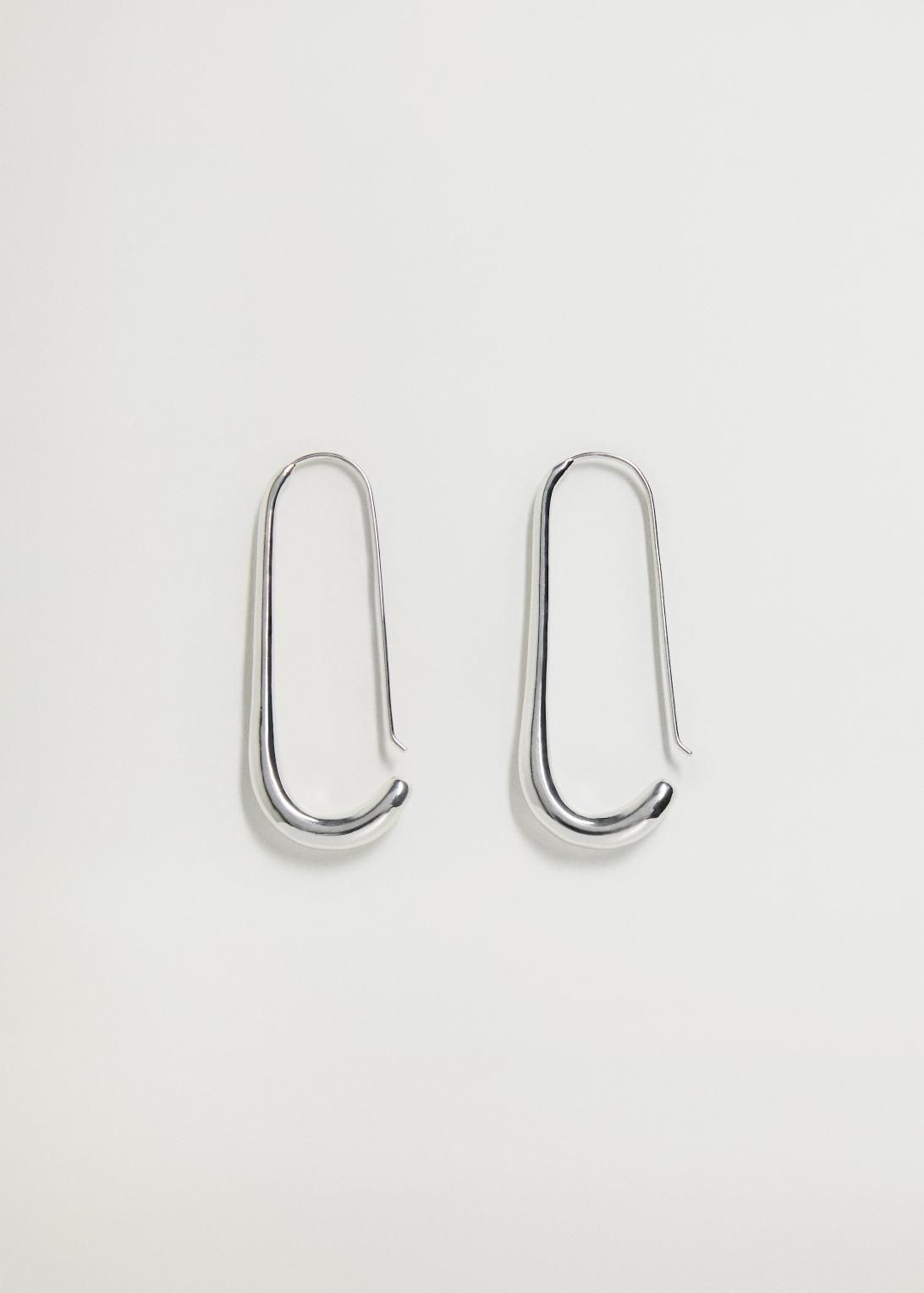 Pendientes finos en relieve, de Mango