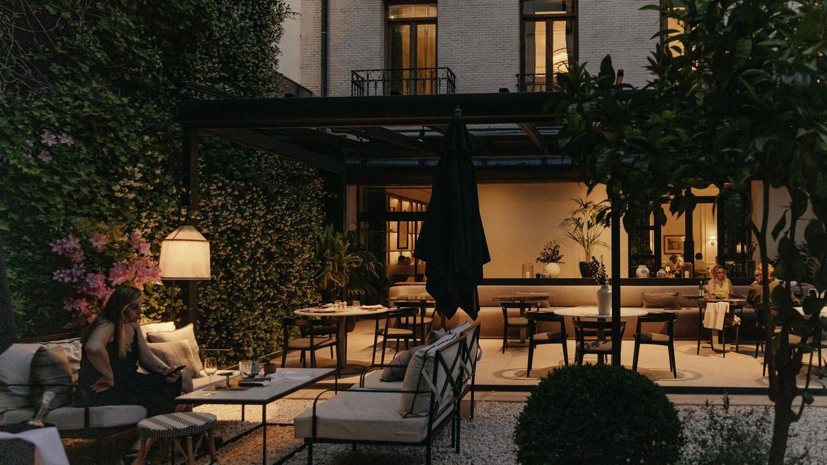 La terraza de El Patio de Claudio.