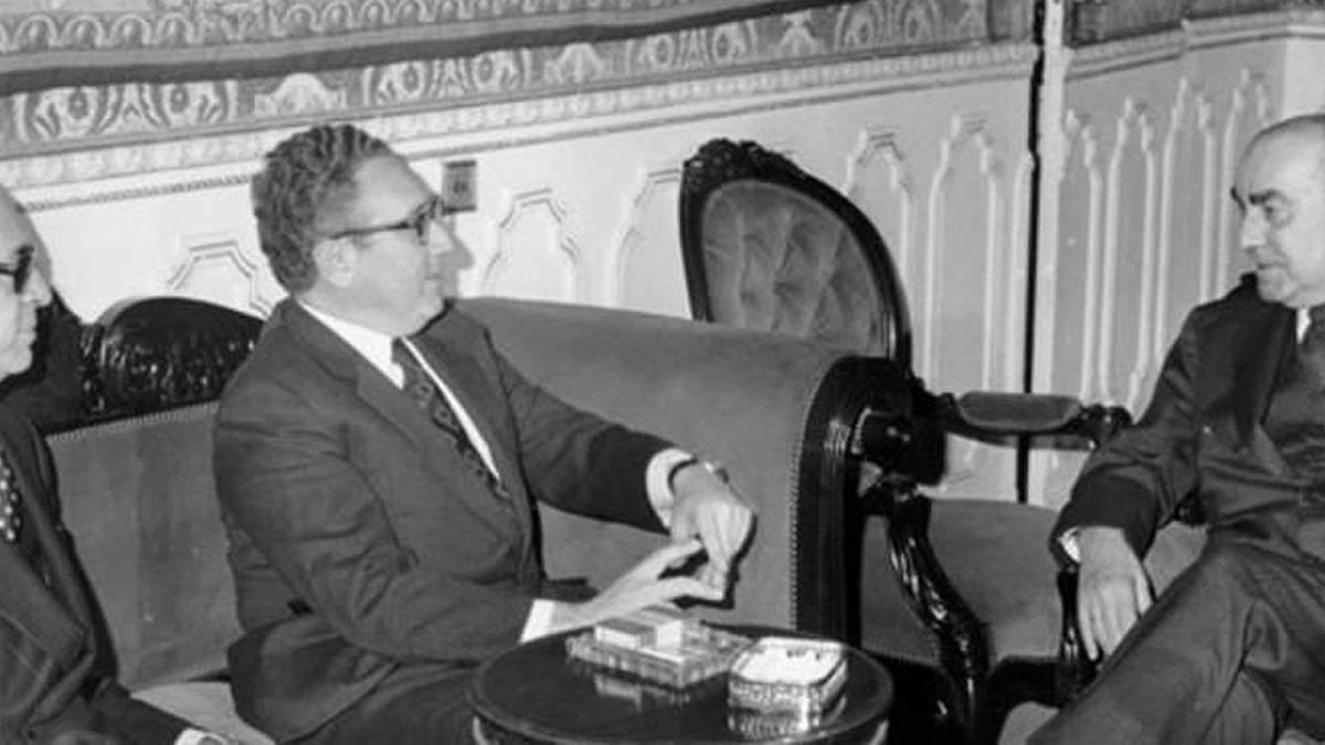 Luis Carrero Blanco, con Henry Kissinger en 1973.