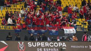 Supercopa de España. El ambiente previo a la semifinal entre el FC Barcelona y el Osasuna