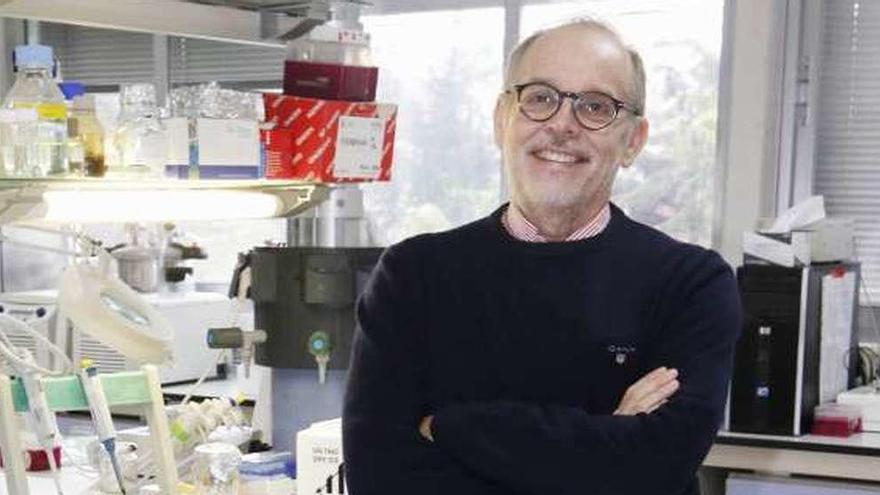 Antonio Figueras, científico del CSIC, en el laboratorio.