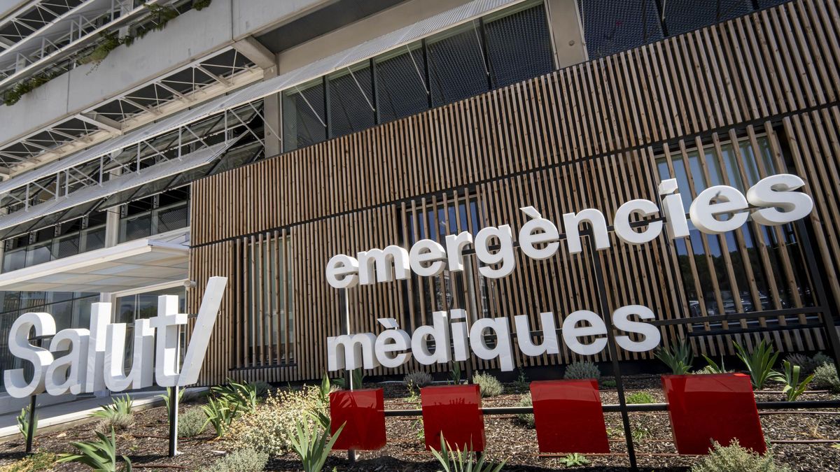 Entrada de la nueva sede del SEM. Cuando la cobertura de la Granvia de L'Hospitalet esté finalizada, se abrirá otra entrada por el lado contrario a este