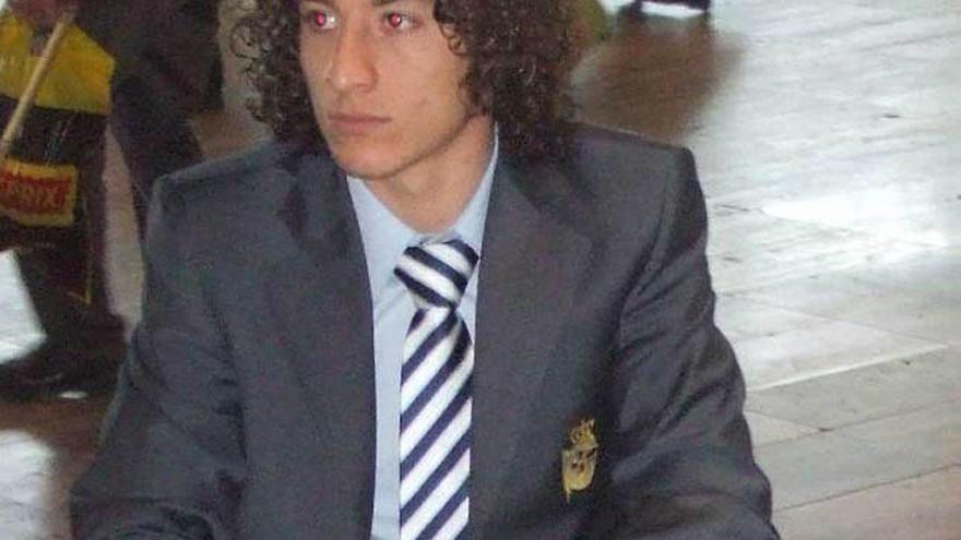 Guardado, en silla de ruedas.