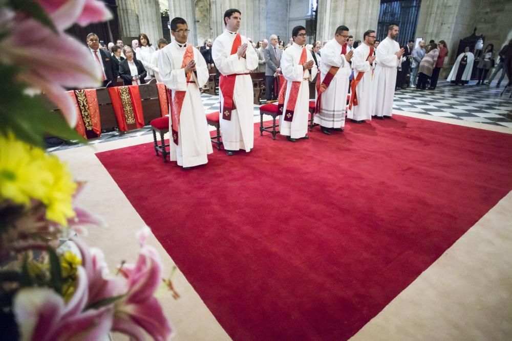 Ordenación de nuevos sacerdotes en la Catedral