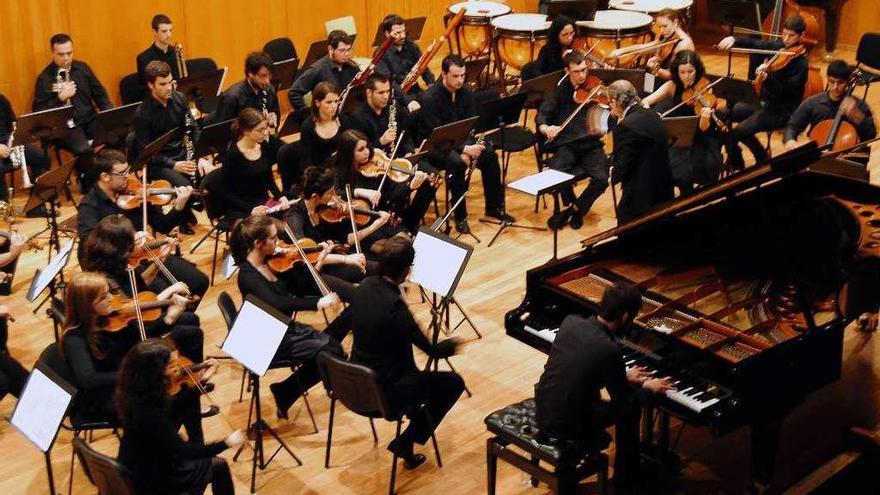 Alumnos de los conservatorios de Vigo y A Coruña se unen para ofrecer este concierto.  // FdV