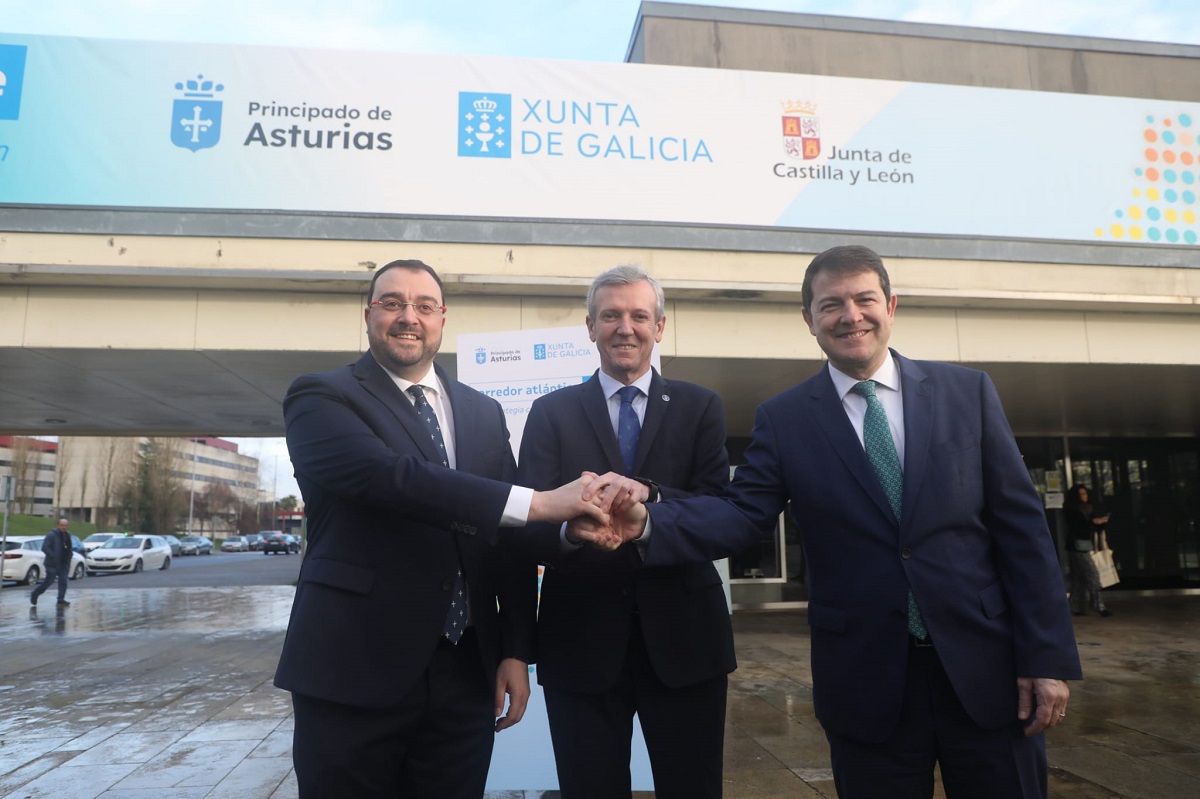 Galicia, Asturias y Castilla y León se unen para exigir el Corredor Atlántico