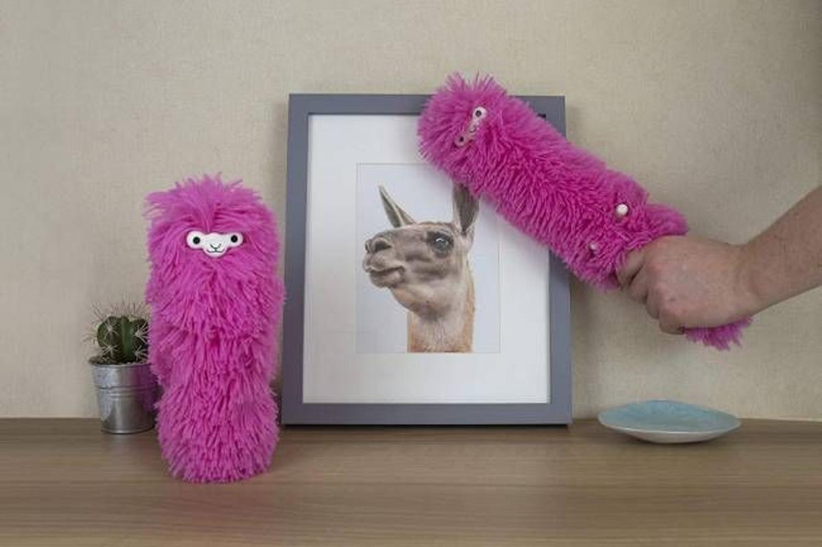 Plumero en forma de llama