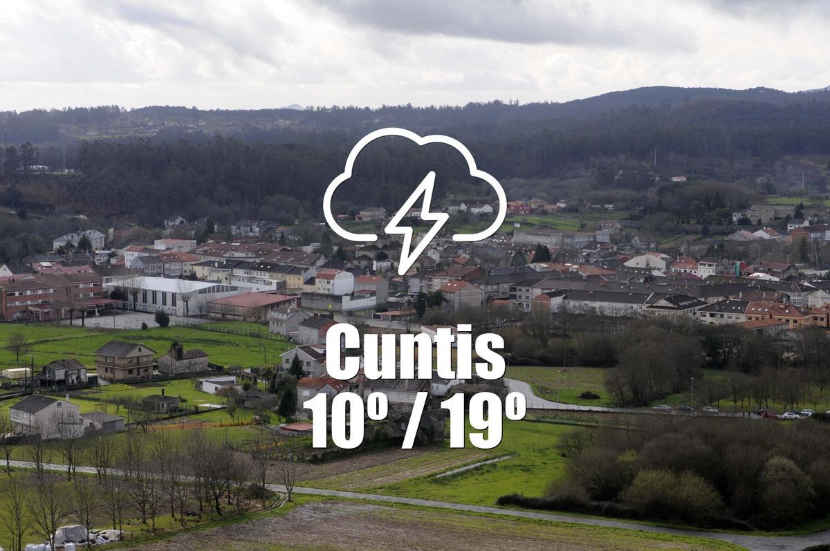 El tiempo en Cuntis: previsión meteorológica para hoy, miércoles 8 de abril