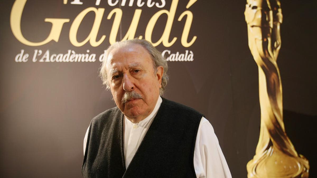 Jaime Camino recibió el premio Gaudí honorífico en el 2009