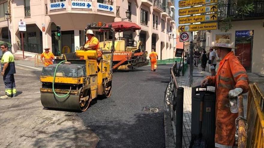 Las calles San Antón y Parras se abrirán al tráfico esta tarde