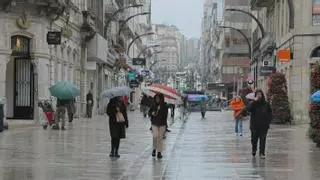 Abril estira el invierno en Galicia: más lluvias, más viento y nieve a 1.200 metros