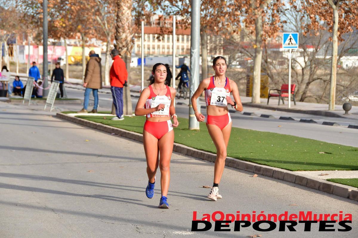 Carrera regional de marcha en Jumilla.