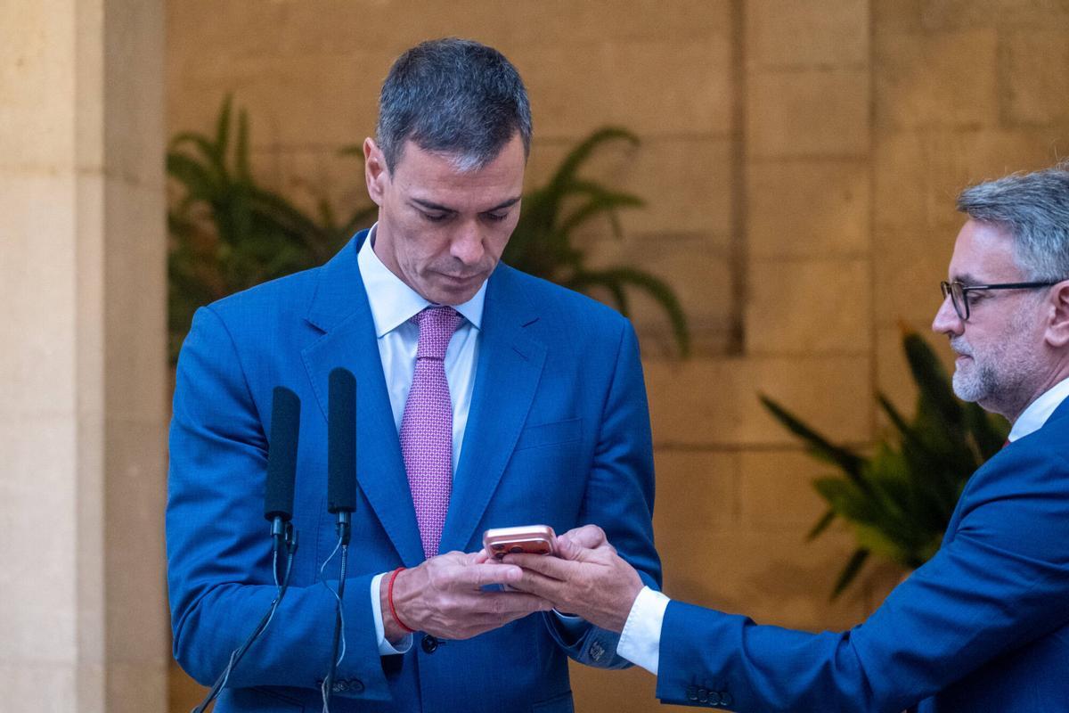 El presidente del gobierno Pedro Sánchez El presidente del gobierno Pedro Sánchez