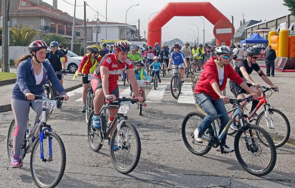 Más de 300 ciclistas ruedan por Nigrán