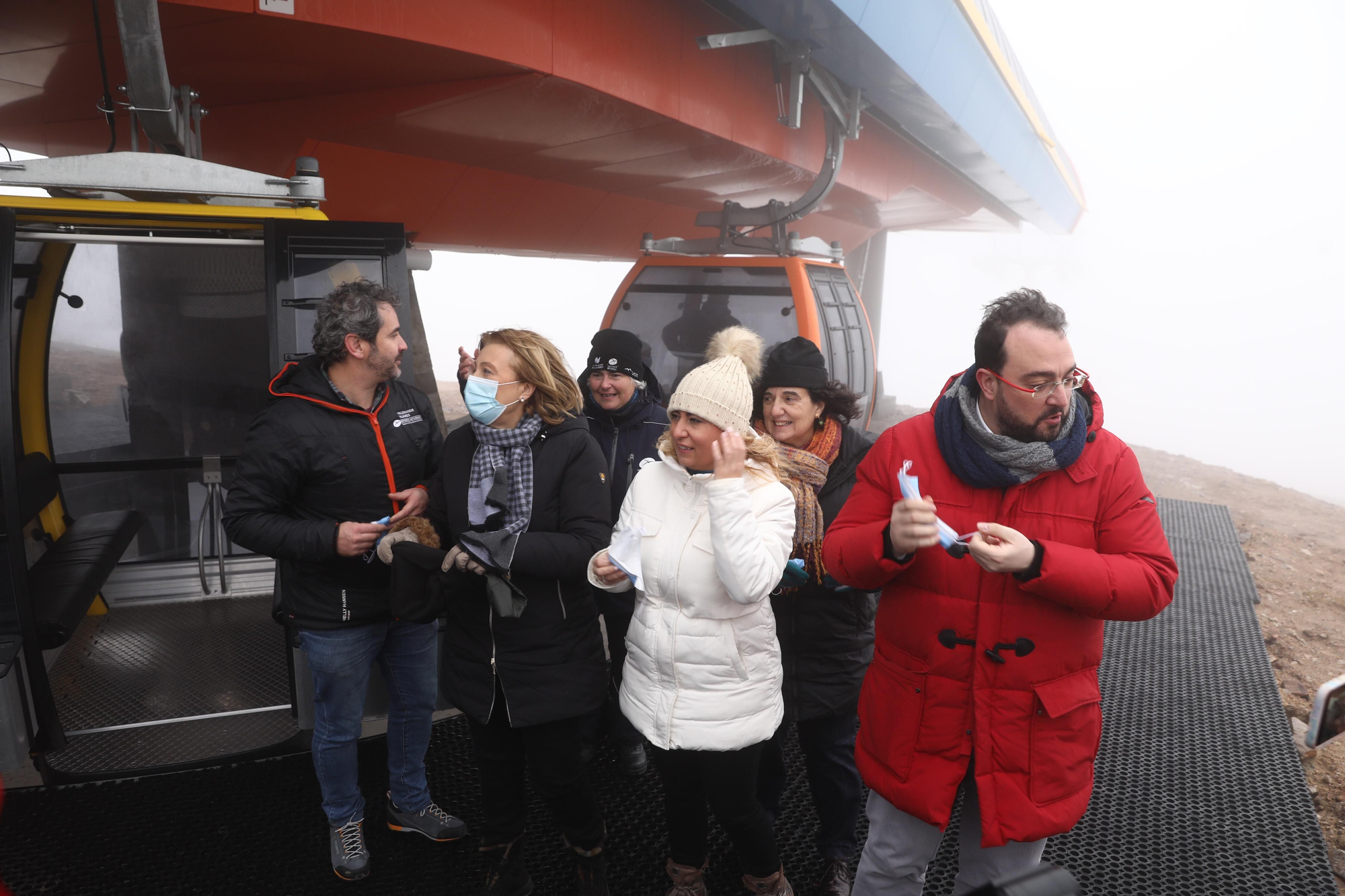 En imágenes: Así fue la inauguración de la telecabina de Pajares