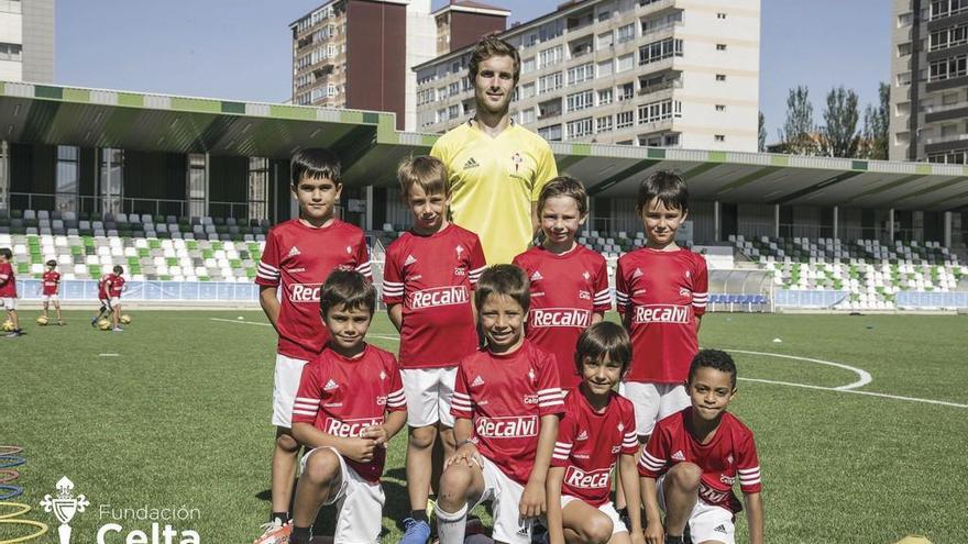 Los participantes en algunos de los campus de la Fundación Celta. // FDV