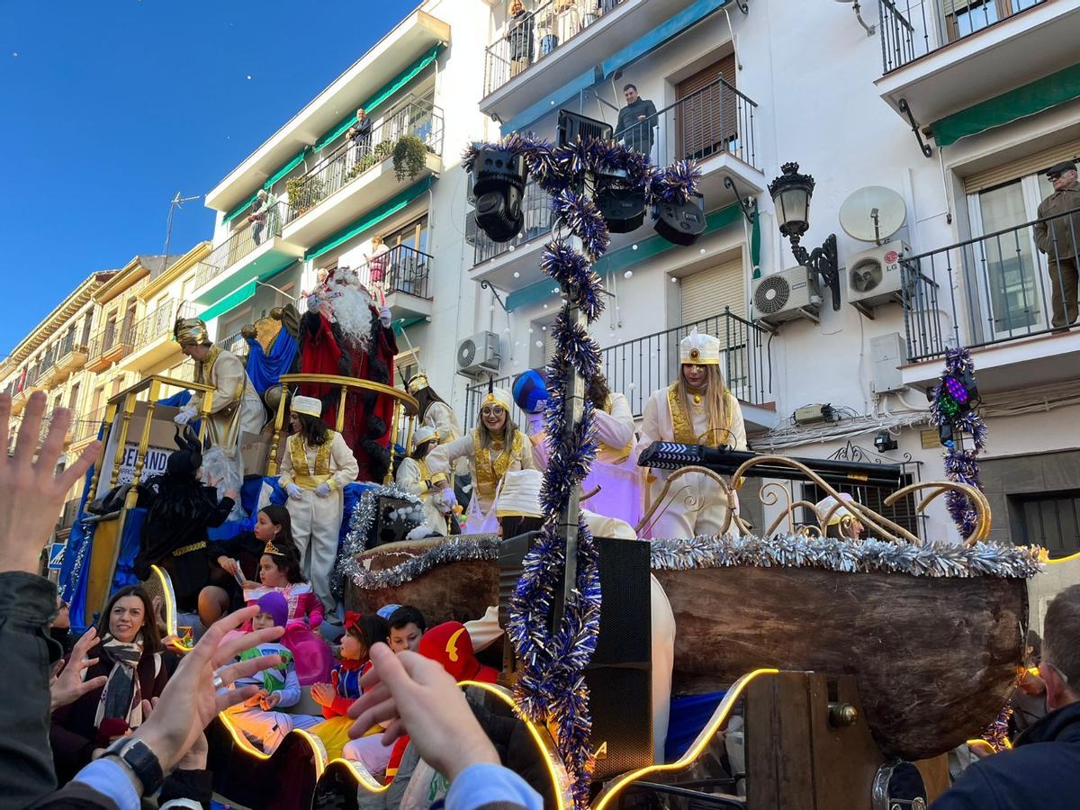 Cabalgatas en la provincia en la mañana de Reyes