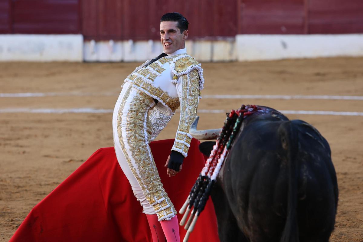 El diestro Alejandro Talavante en la corrida de esta tarde en Zafra.