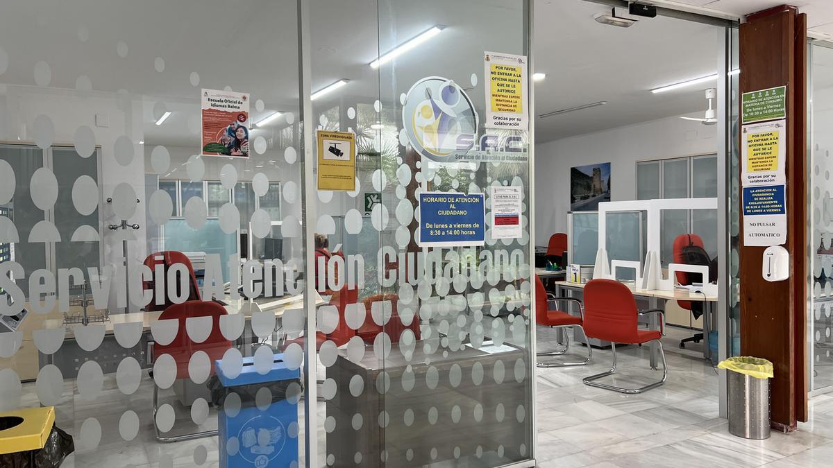 Instalaciones del Servicio de Atención a la Ciudadanía de Palma del Río.