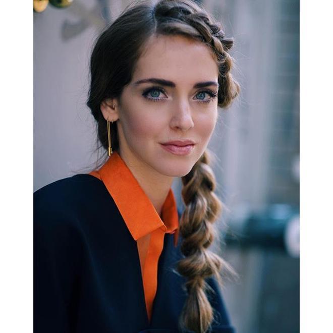 La trenza de Chiara Ferragni