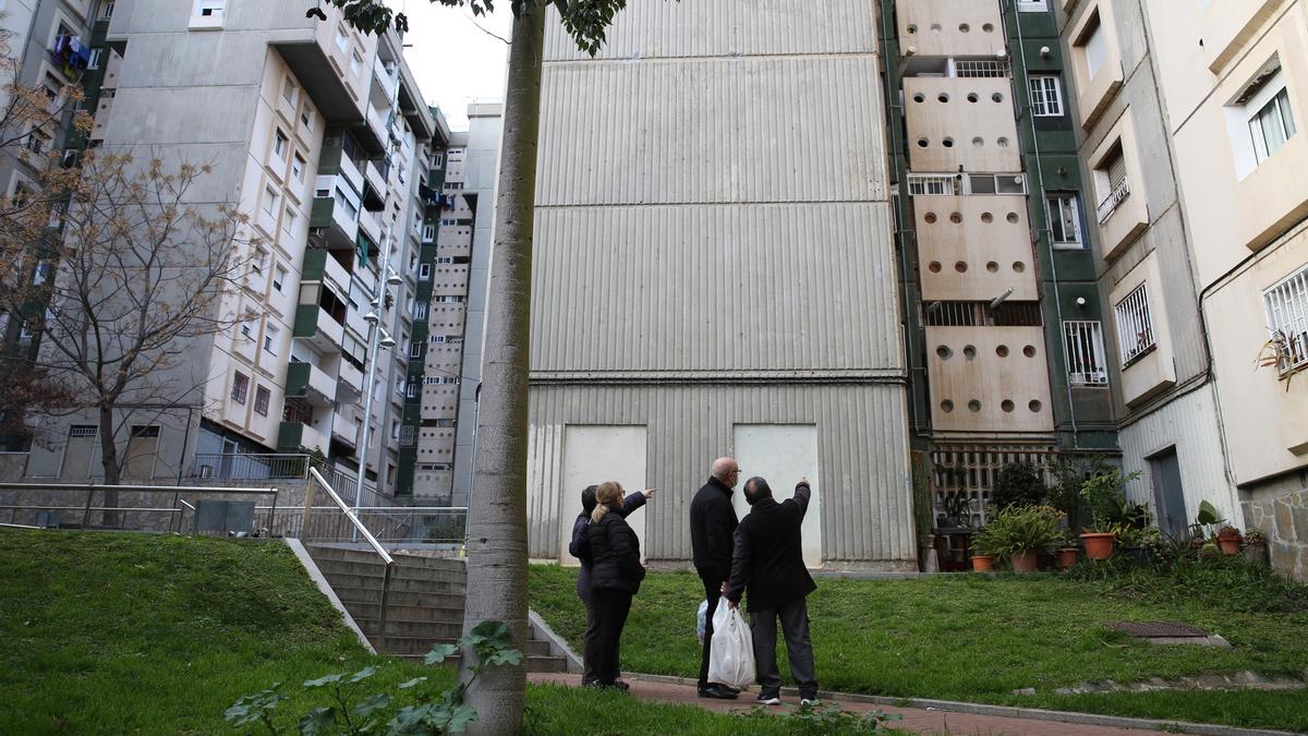 Las viviendas del barrio de Canyelles forman parte del Pla de Regeneració Urbana del ayuntamiento