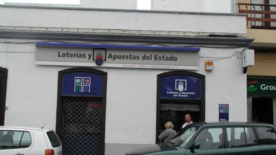 Punto de venta en Granadilla de Abona que repartió el premio.