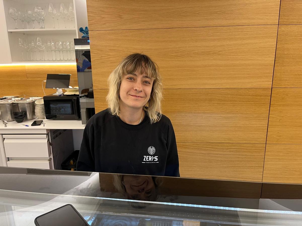 Sheila, del Zeris de la plaza Mayor de Cáceres.