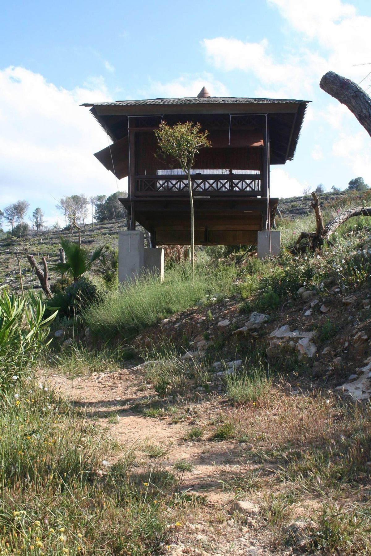 Imagen de archivo de una de las cabañas sobre las que se dictó orden de derribo.