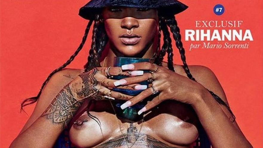 Instagram censura unas fotografías de Rihanna desnuda