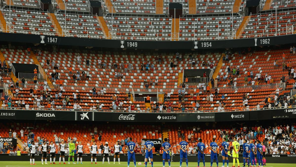 Valencia - Getafe: el estreno de Liga, en imágenes