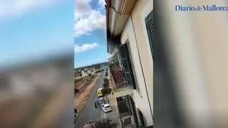 Una mujer fallece al tirarse de un tercer piso durante un incendio en su casa en Campos (Mallorca)