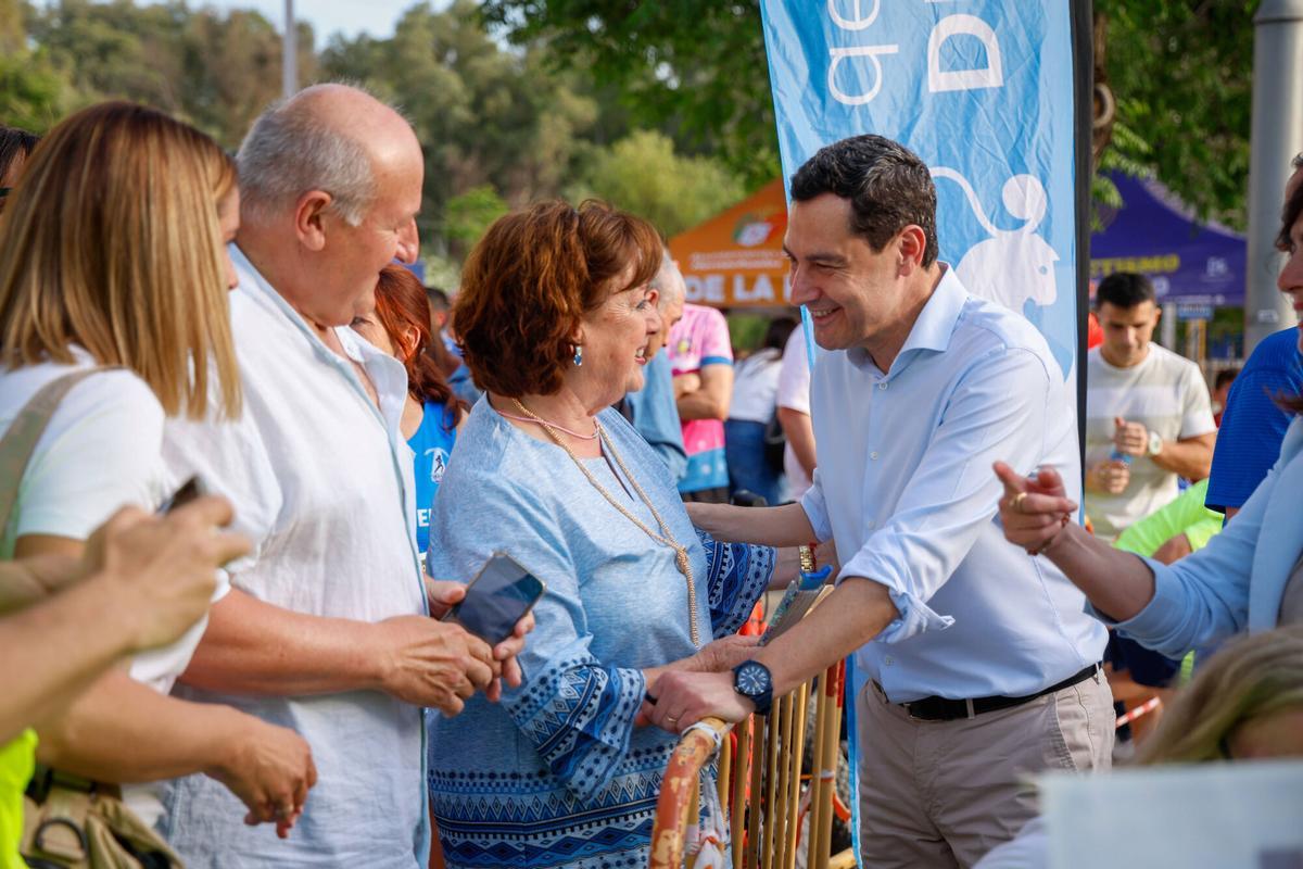 Juanma Moreno abre la campaña en Palma del Río