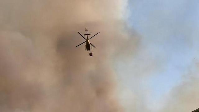 Máxima tensión en Luesia por el incendio