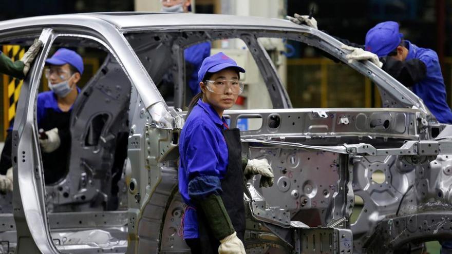 La actividad industrial china registra su nivel más alto en dos años