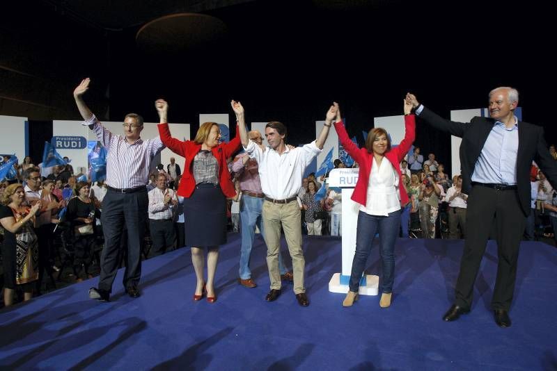 Fotogaleria del Mitin de Aznar en Zaragoza