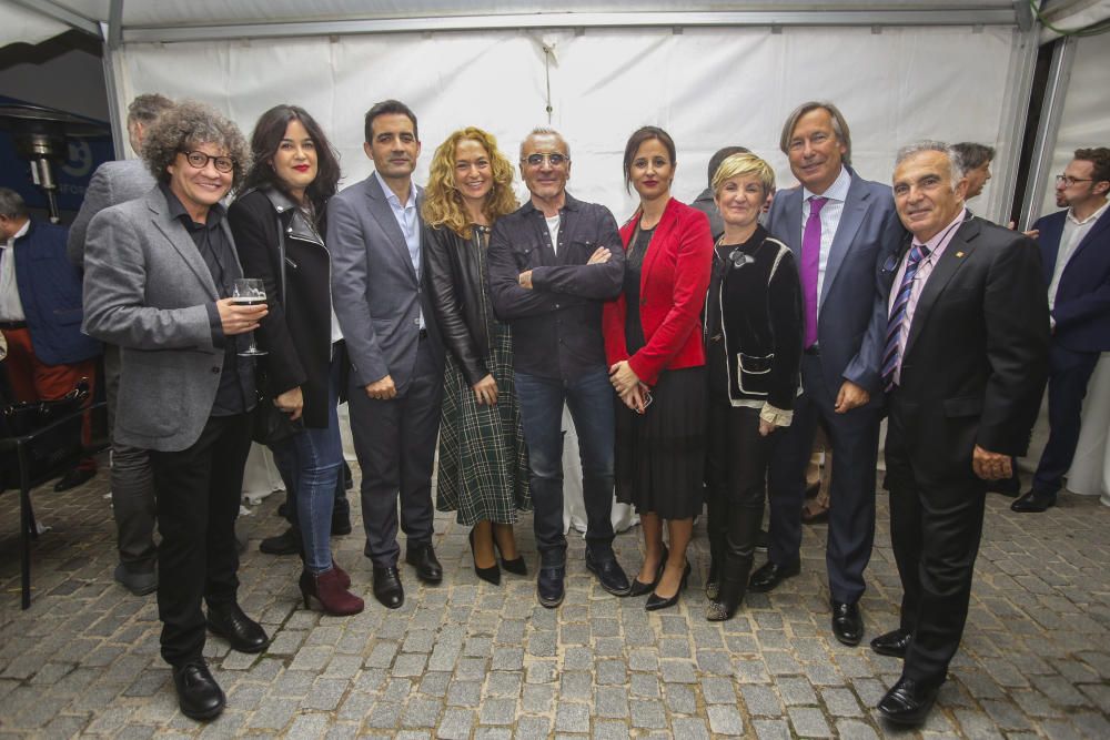 Instantes después de la gala