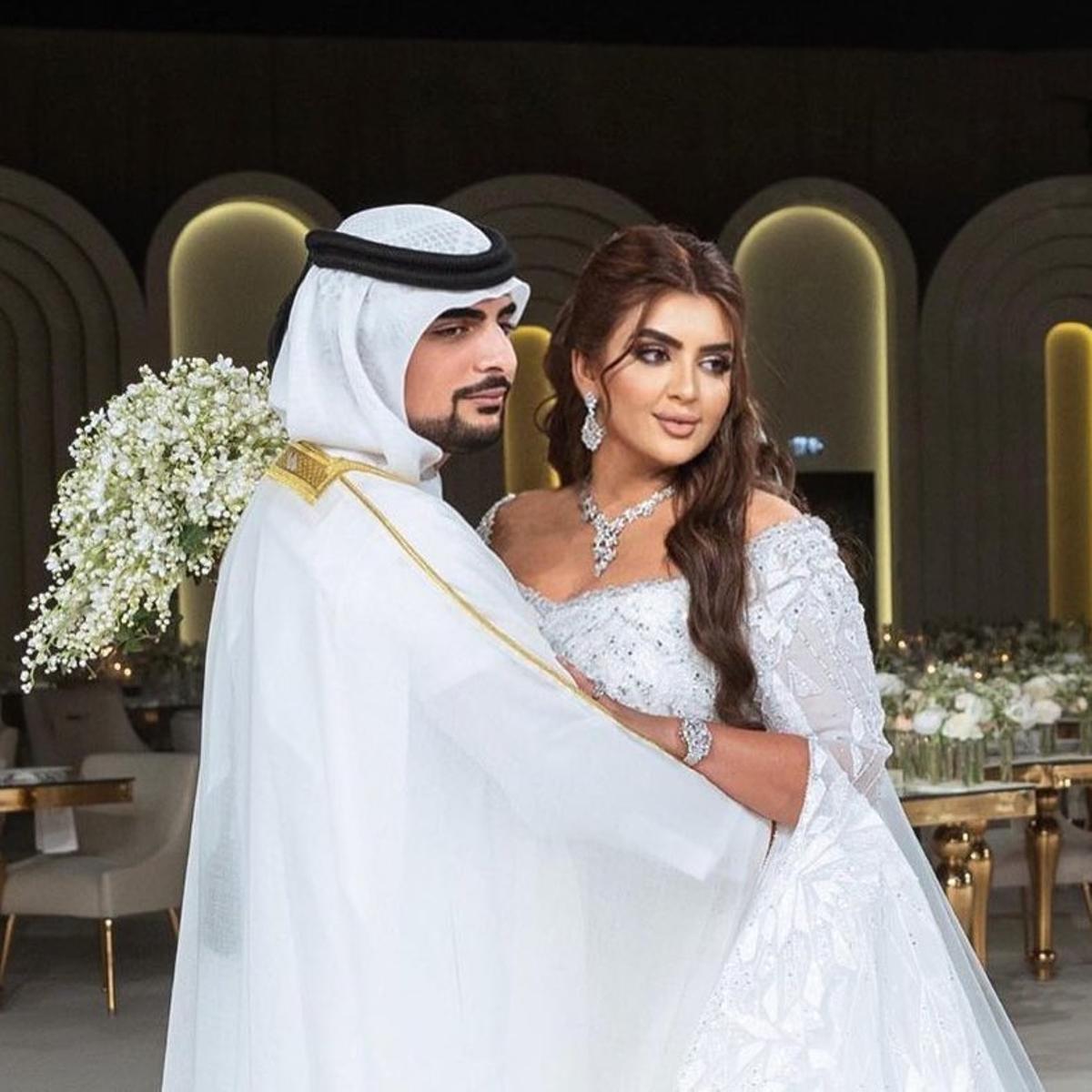 La boda entre Sheikha Mahra, princesa de Dubai, y de Mana Bin Mohammed Al Maktoum, jeque árabe, en 2023