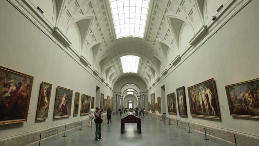 Vista del Museo del Prado.