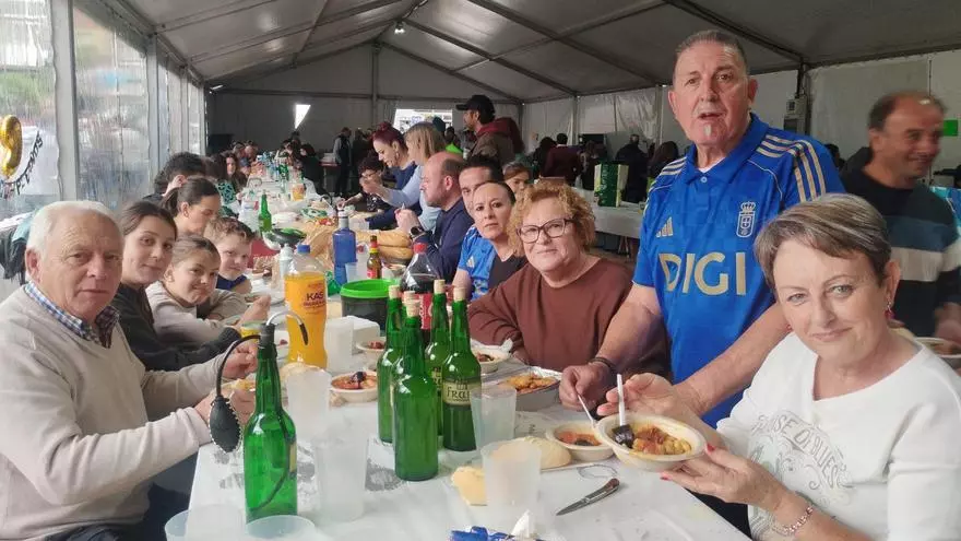 Éxito en la comida popular de San Isidro en Llanera, que reunió a familias y amigos alrededor de la mesa: "Es un día para compartir"