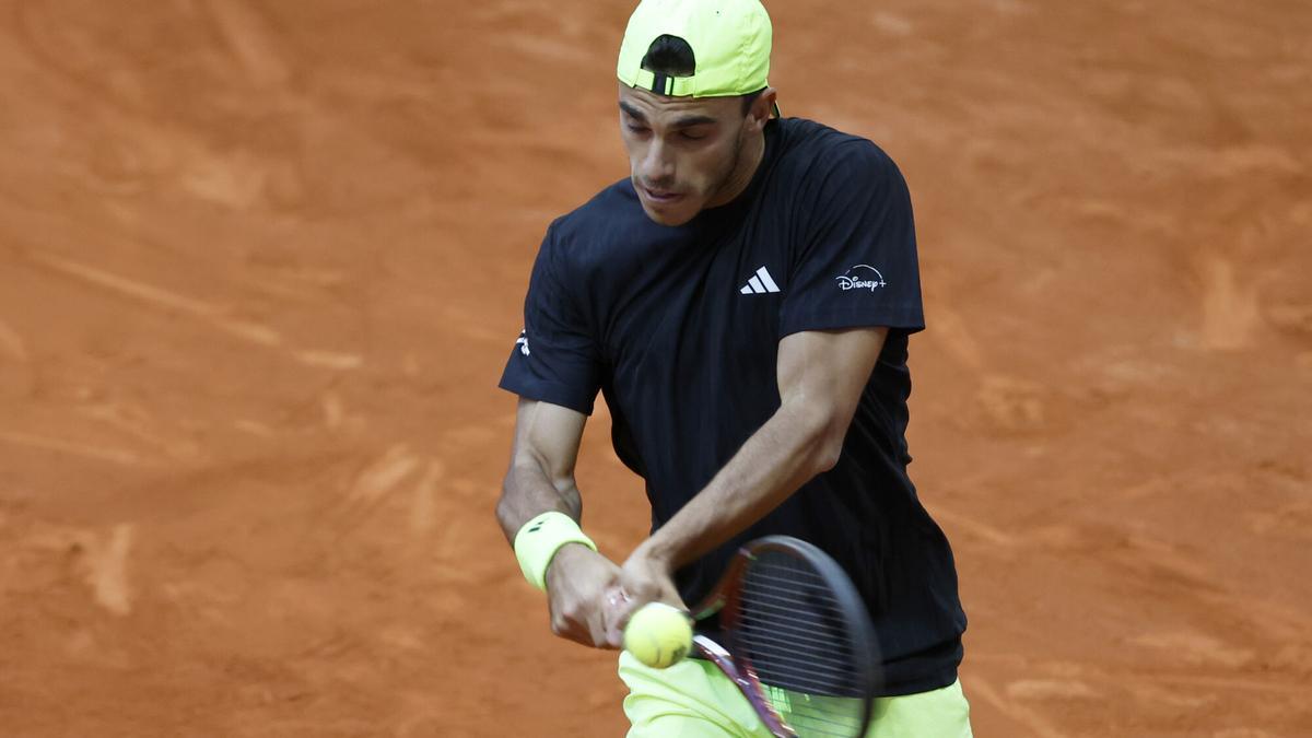 El argentino Francisco Cerúndolo en su encuentro frente a su compatriota Francisco Comesaña