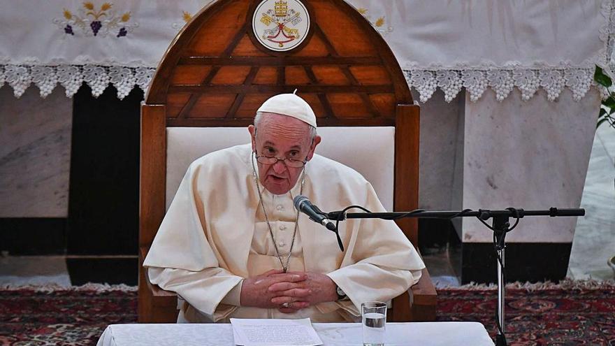 El Papa arriba a l&#039;Iraq: «Era un deure visitar aquesta terra martiritzada»