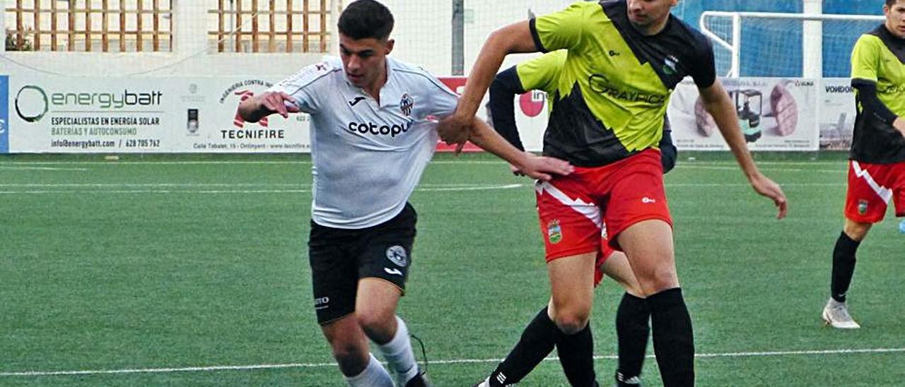 El Ontinyent 1931 CF en un partido esta temporada. | ONTINYENT 1931 CF