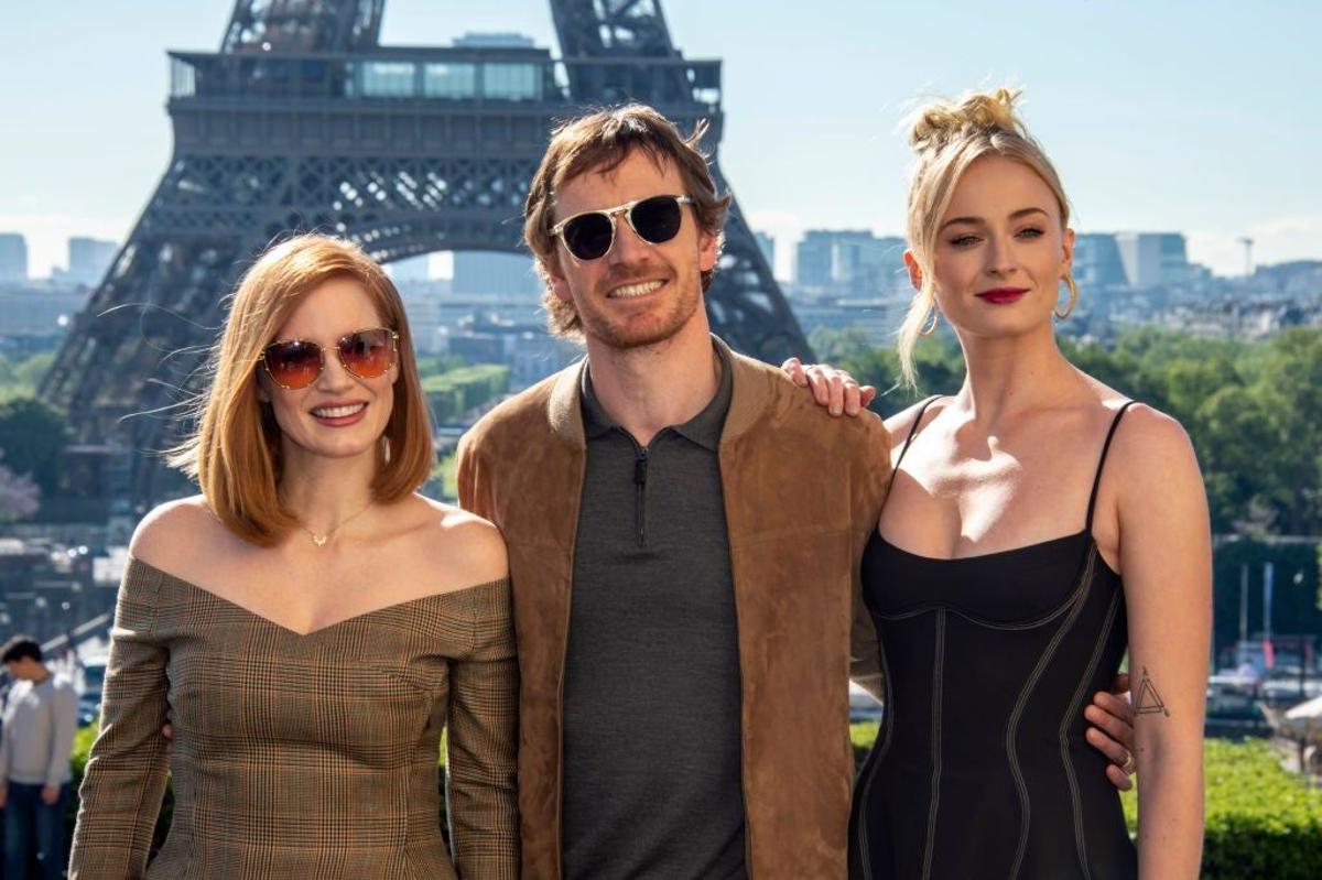 &quot;X-Men Dark Phoenix&quot; : Photocall At Cafe De L'Homme In Paris