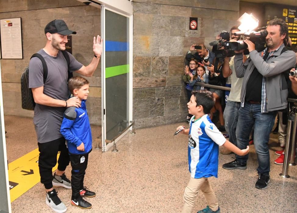 Lucas Pérez ya está en A Coruña