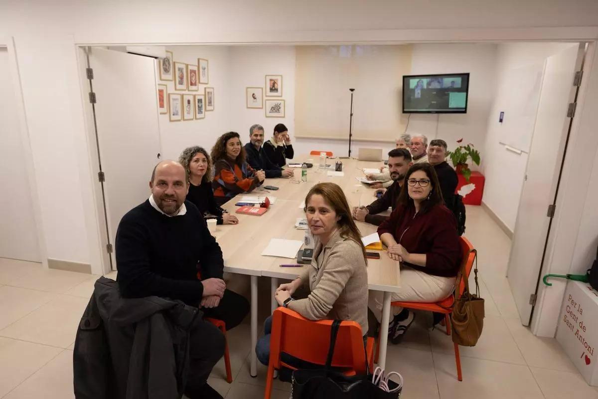 Reunión de la Comisión Ejecutiva del PSOE de Ibiza