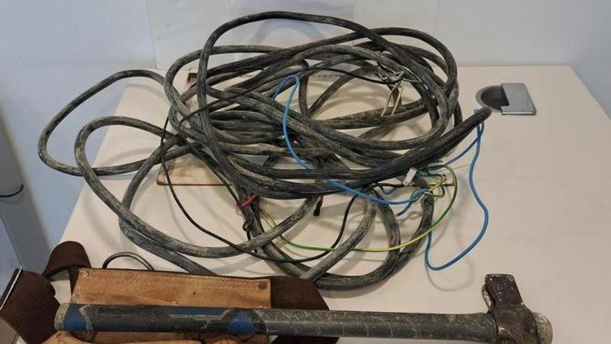 Detenido en Fuengirola por robar mas de 1.000 metros de cableado eléctrico