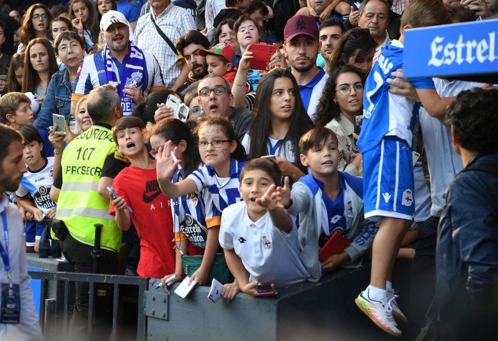 Presentación de los nuevos fichajes del Deportivo