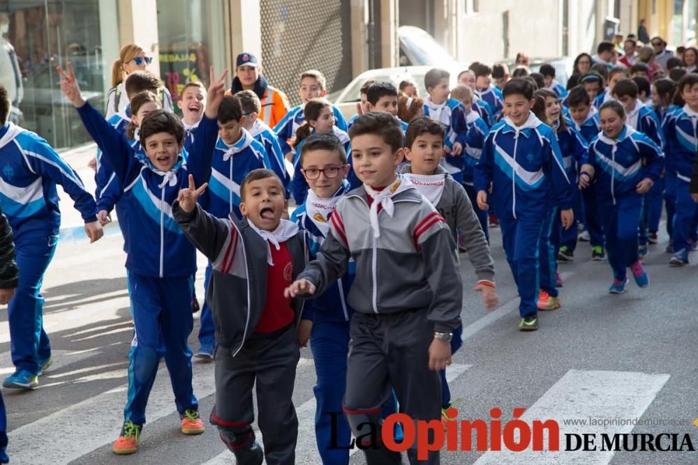 Marcha en el Día del Cáncer Infantil en Caravaca